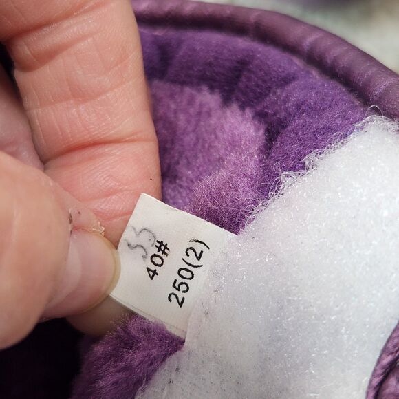 Hobibear womens snow winter boots purple size 40 EU or 8.5-9 US - Picture 2 of 11